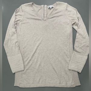 All At Once-Long sleeve sweater blouse